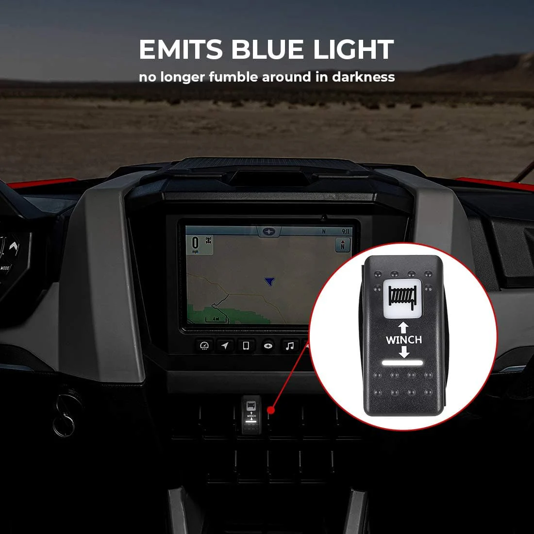 7Pin Winch Rocker Switches For Polaris, Can-Am - Image 3