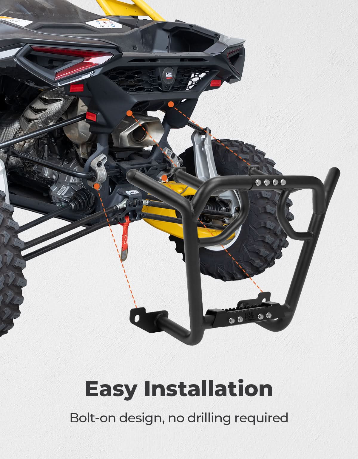Rear Bumper for Can-Am Maverick R 2024+ - Image 3