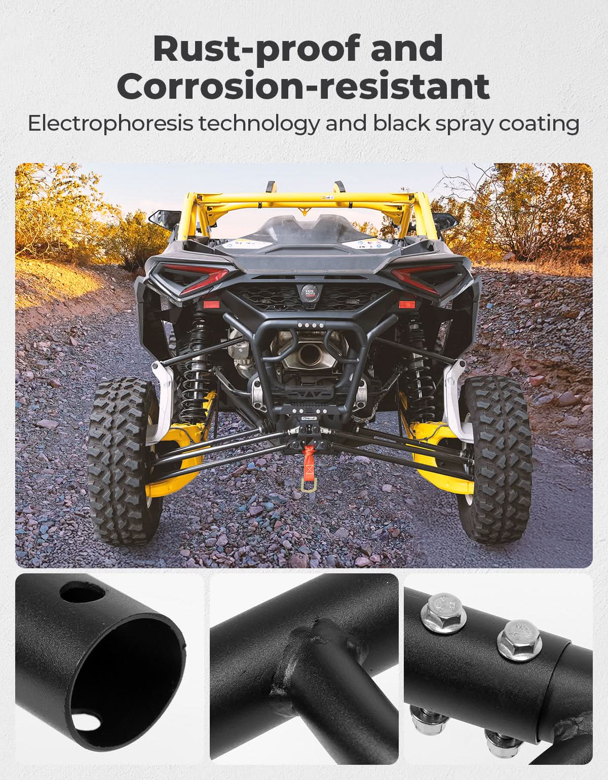 Rear Bumper for Can-Am Maverick R 2024+ - Image 4