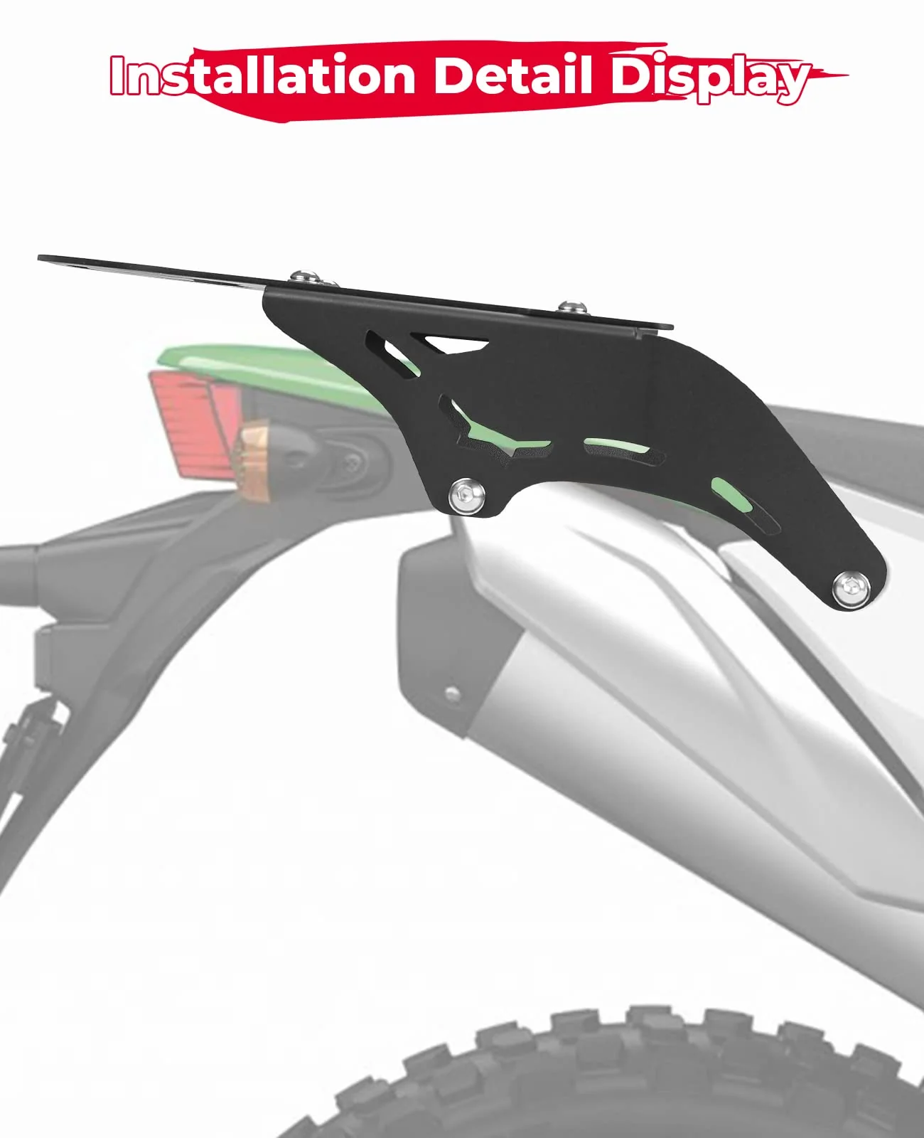 Rear Rack for KLX230 2019-2023 - Image 4