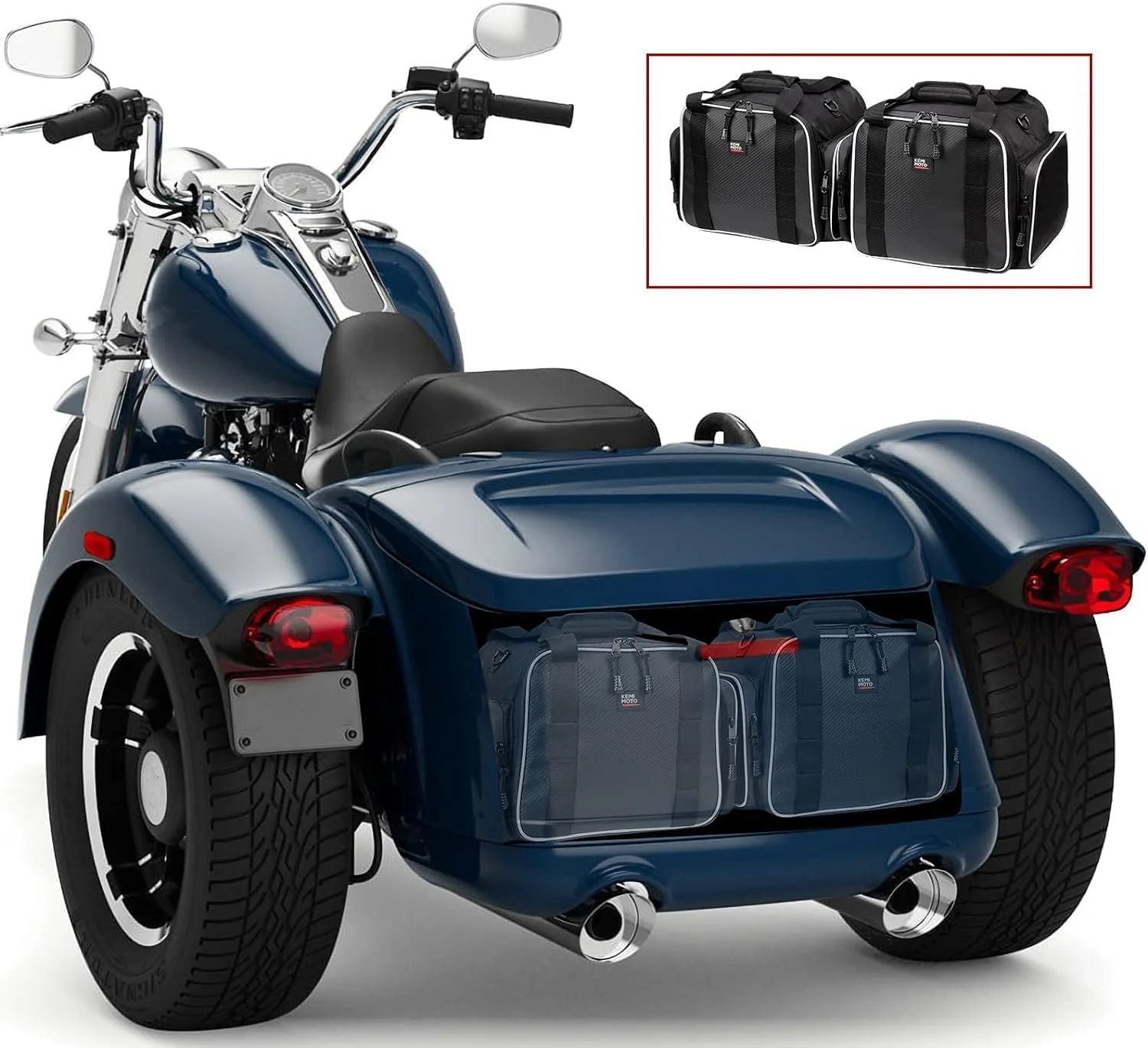 Trunk Liner Bags 1 Pairs for Harley Tri Glide 2009-2025 - Image 6