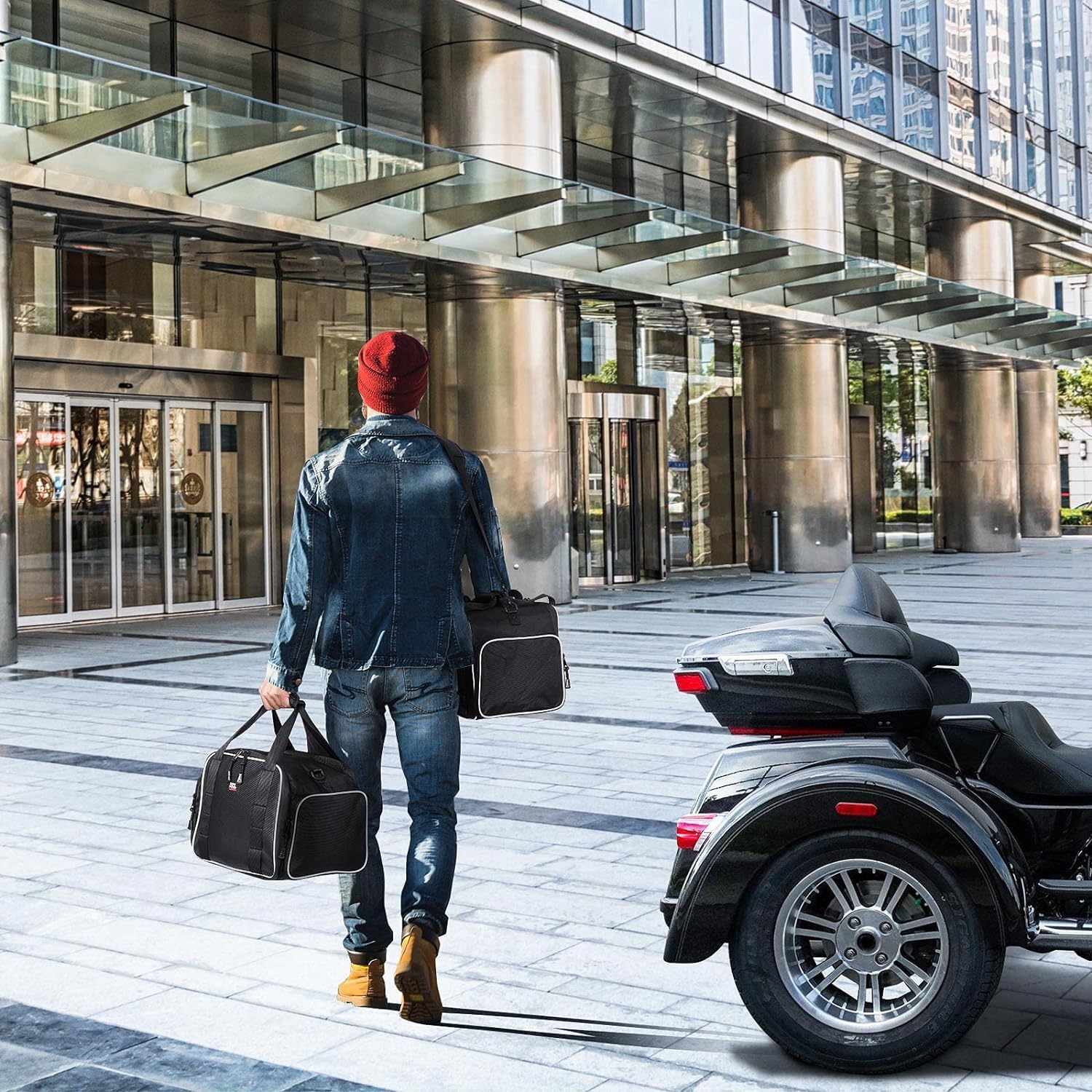 Trunk Liner Bags 1 Pairs for Harley Tri Glide 2009-2025 - Image 7