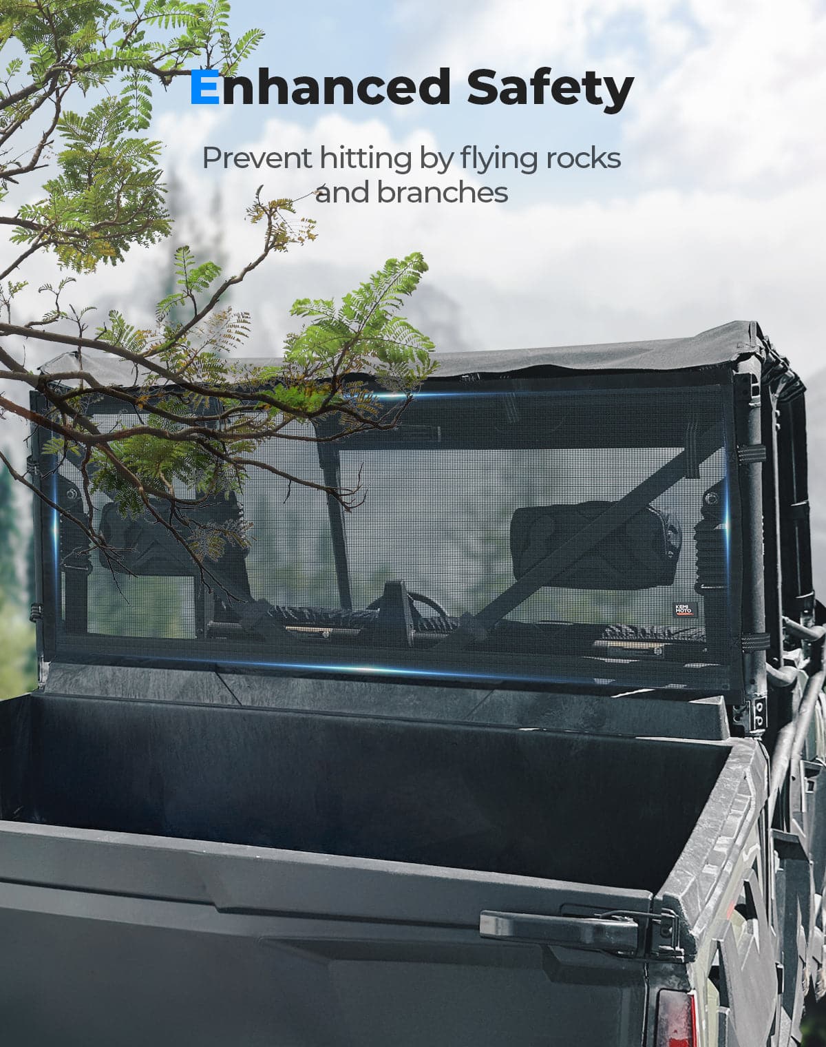 Rear Window Net for Tracker 800SX | CREW 2020-2024 - Image 3