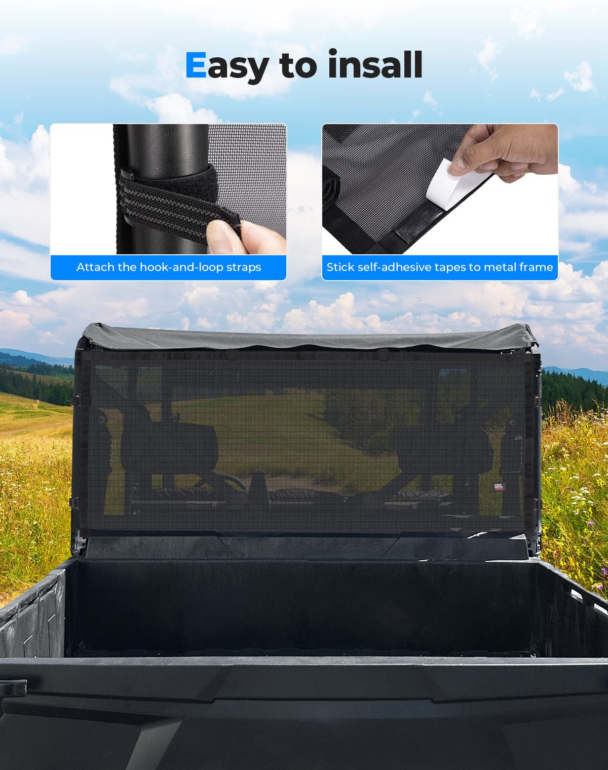 Rear Window Net for Tracker 800SX | CREW 2020-2024 - Image 4