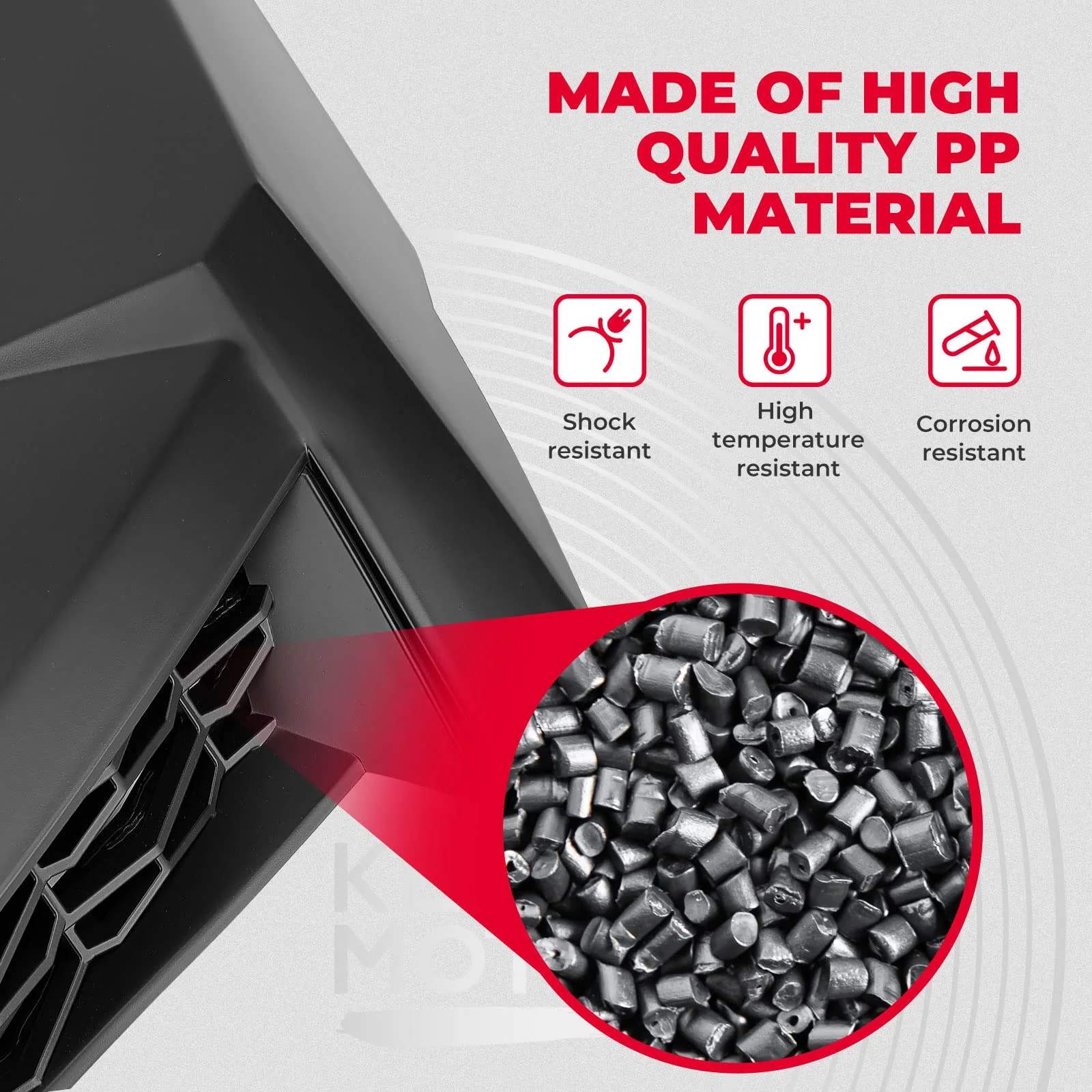 Hood Scoop Replacement Air Intake Cover Kit for Polaris RZR XP 1000 - Image 3