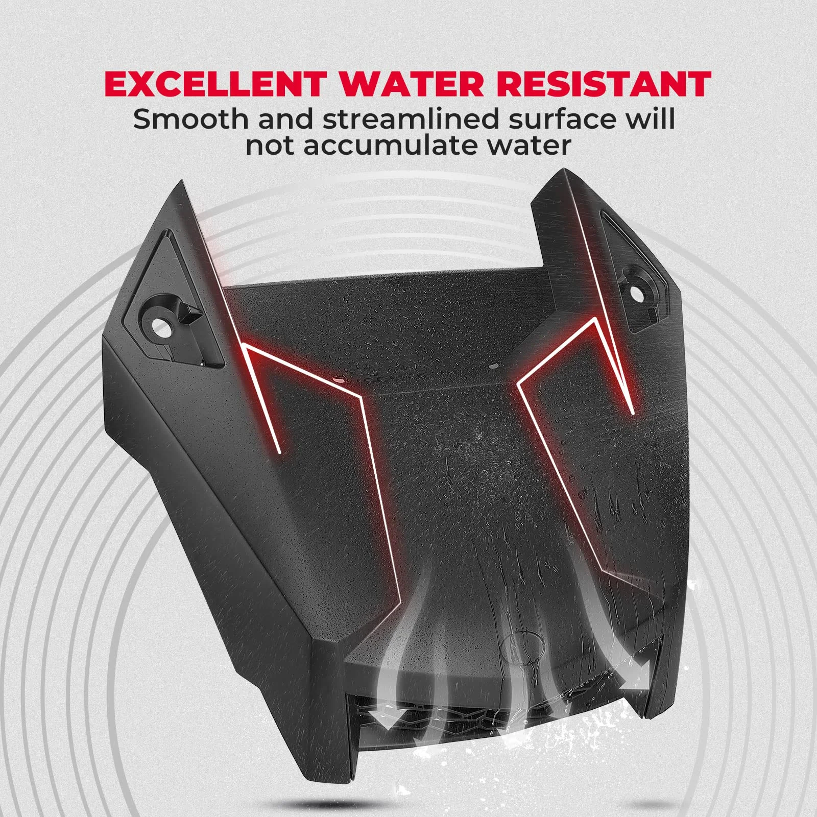 Hood Scoop Replacement Air Intake Cover Kit for Polaris RZR XP 1000 - Image 5