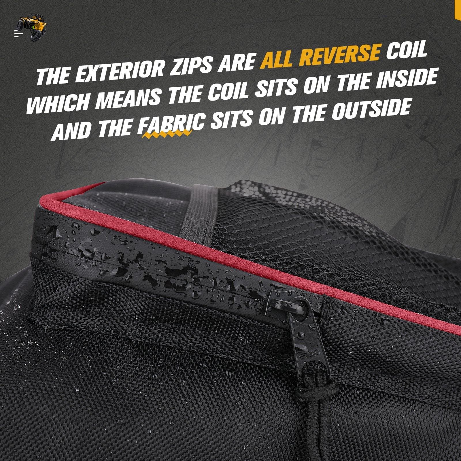 UTV Cab Pack Center Seat Storage Bag for Polaris RZR 900 570 800 XP 1000 - Image 4