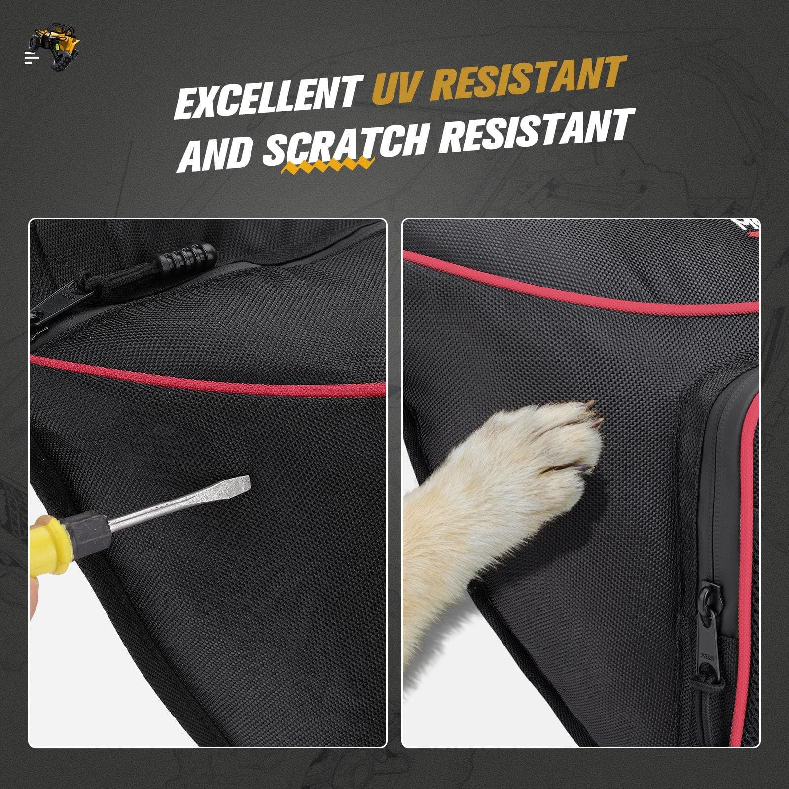 UTV Cab Pack Center Seat Storage Bag for Polaris RZR 900 570 800 XP 1000 - Image 5