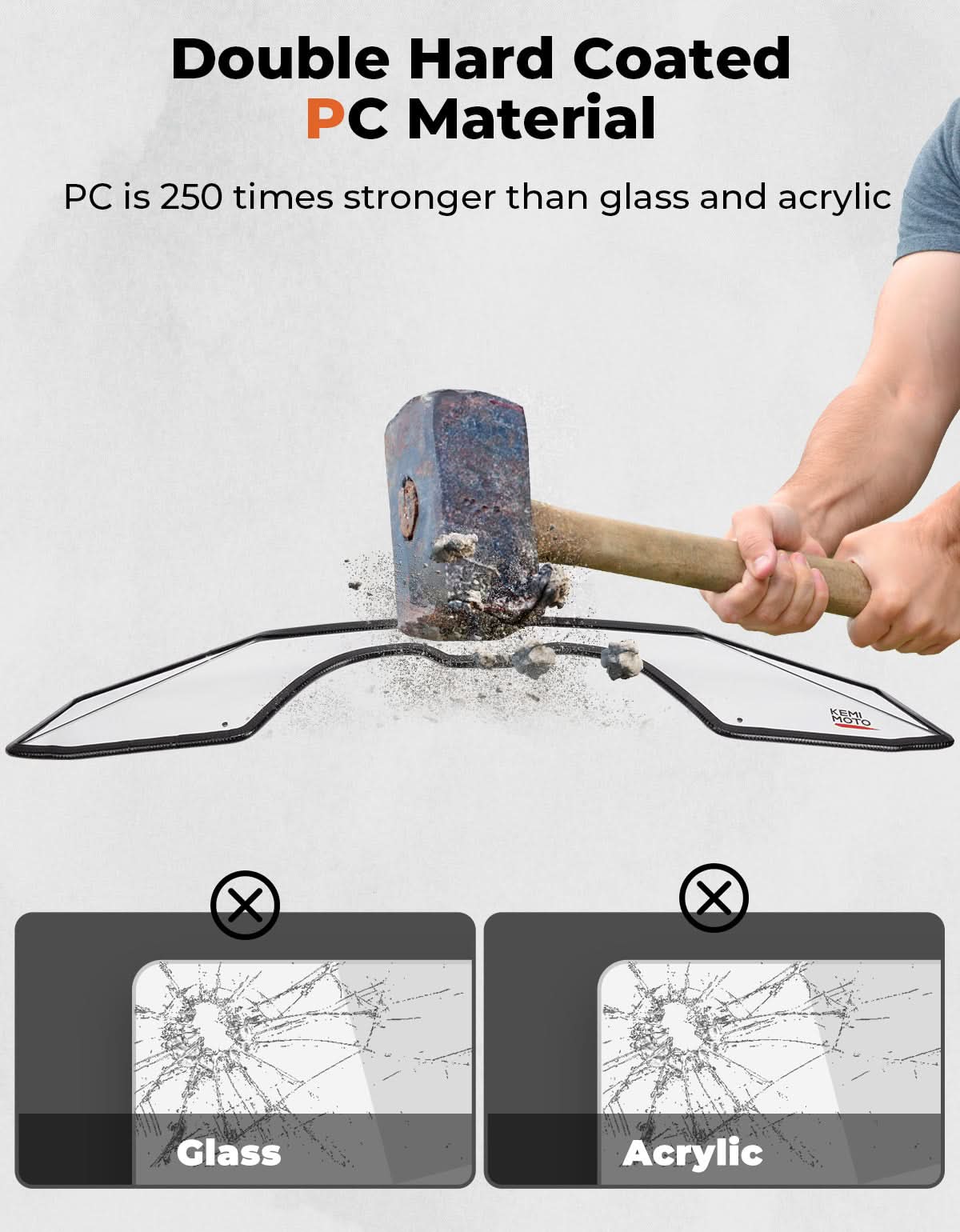 Scratch Resistant Rear Windshield for Can-Am Maverick R 2024+ - Image 5