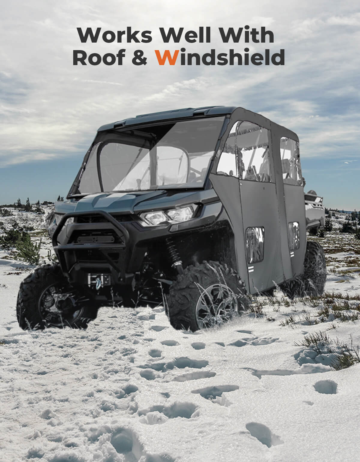 Soft Cab Enclosure Doors for Can-Am Defender Max HD10|9|8|7 - Image 6