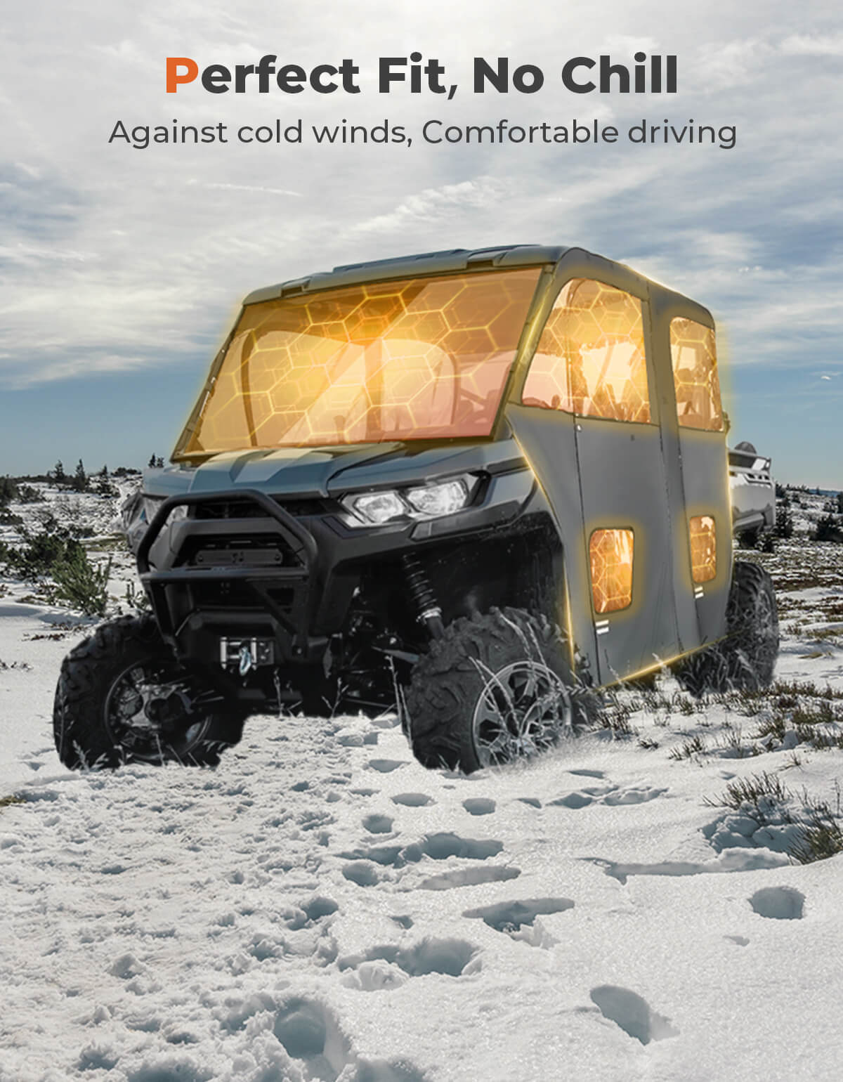 Soft Cab Enclosure Doors for Can-Am Defender Max HD10|9|8|7 - Image 7