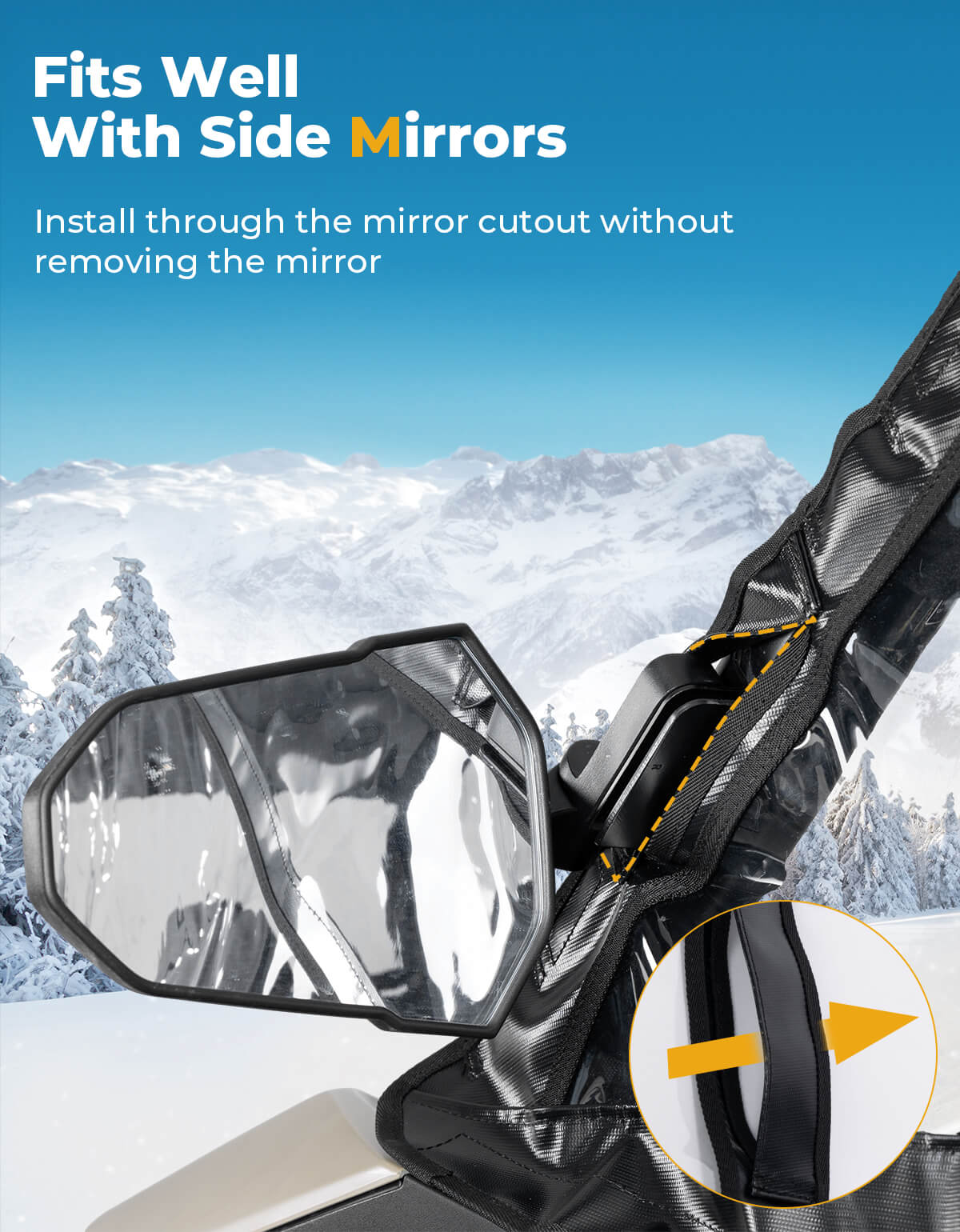 Soft Cab Enclosures for CFMOTO ZForce 950 SPORT 4 2024+ - Image 3