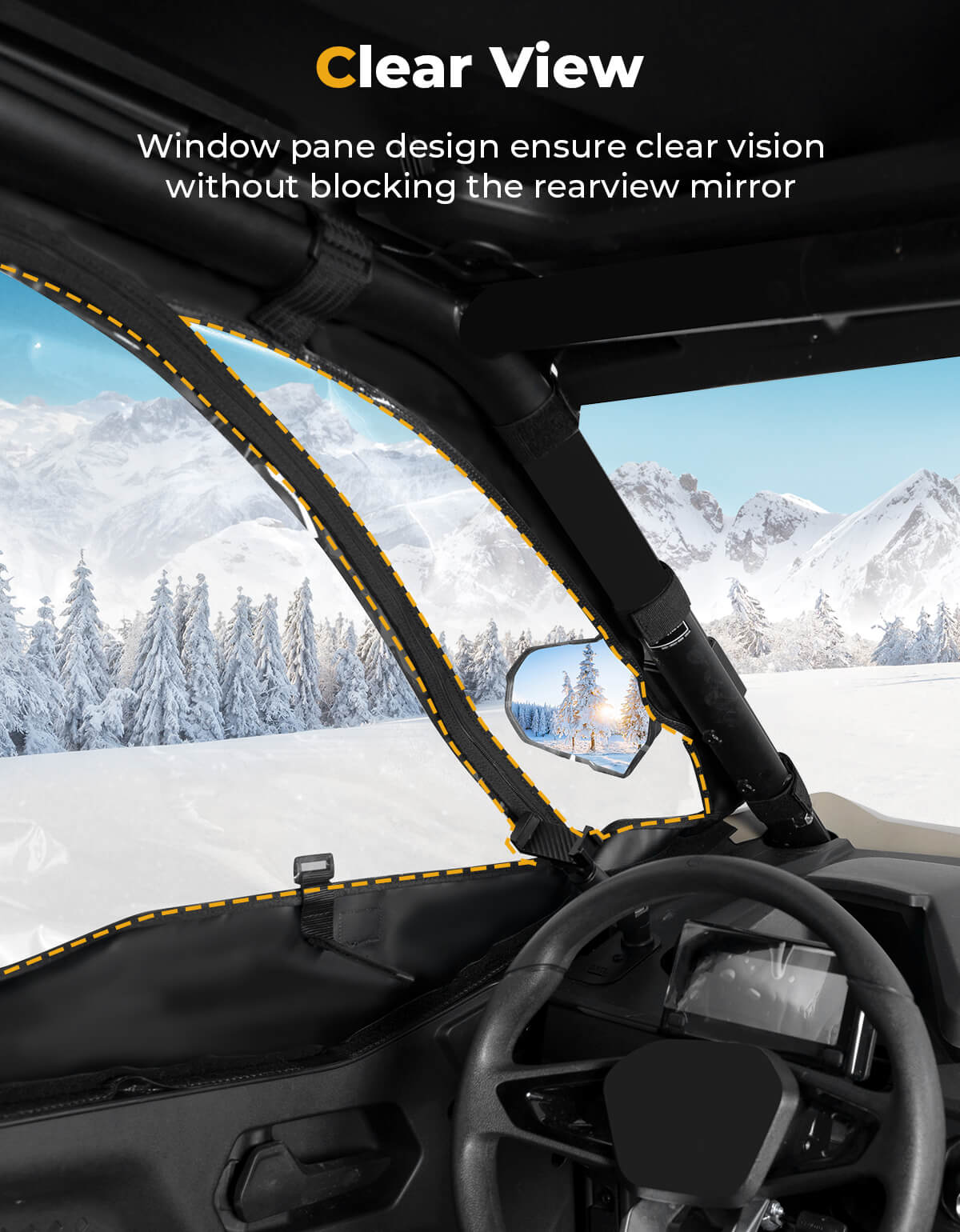 Soft Cab Enclosures for CFMOTO ZForce 950 SPORT 4 2024+ - Image 4