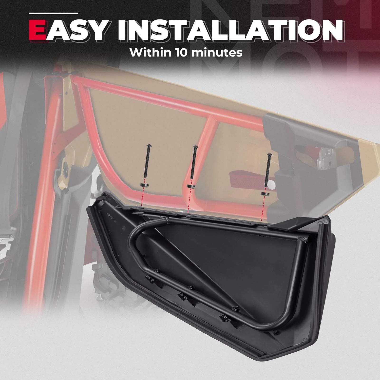 Tablet Holder & Front Lower Door Inserts Fit Can-Am Maverick X3 - Image 11