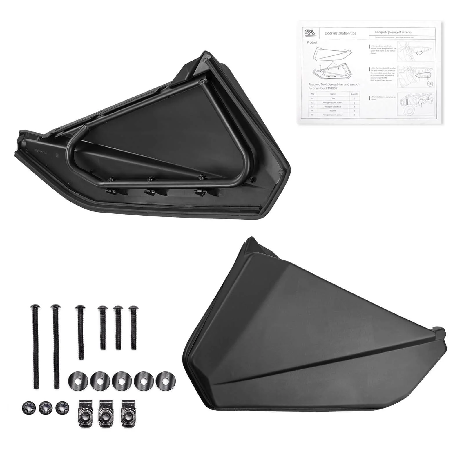 Tablet Holder & Front Lower Door Inserts Fit Can-Am Maverick X3 - Image 13