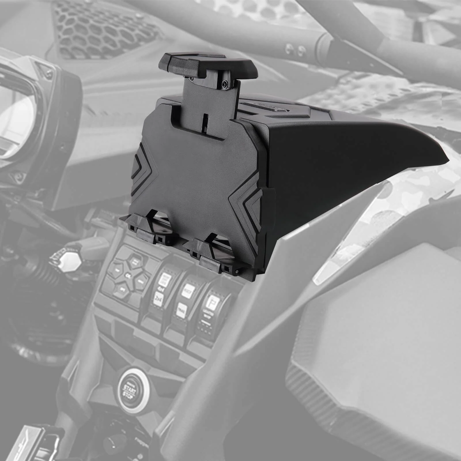 Tablet Holder & Front Lower Door Inserts Fit Can-Am Maverick X3 - Image 4