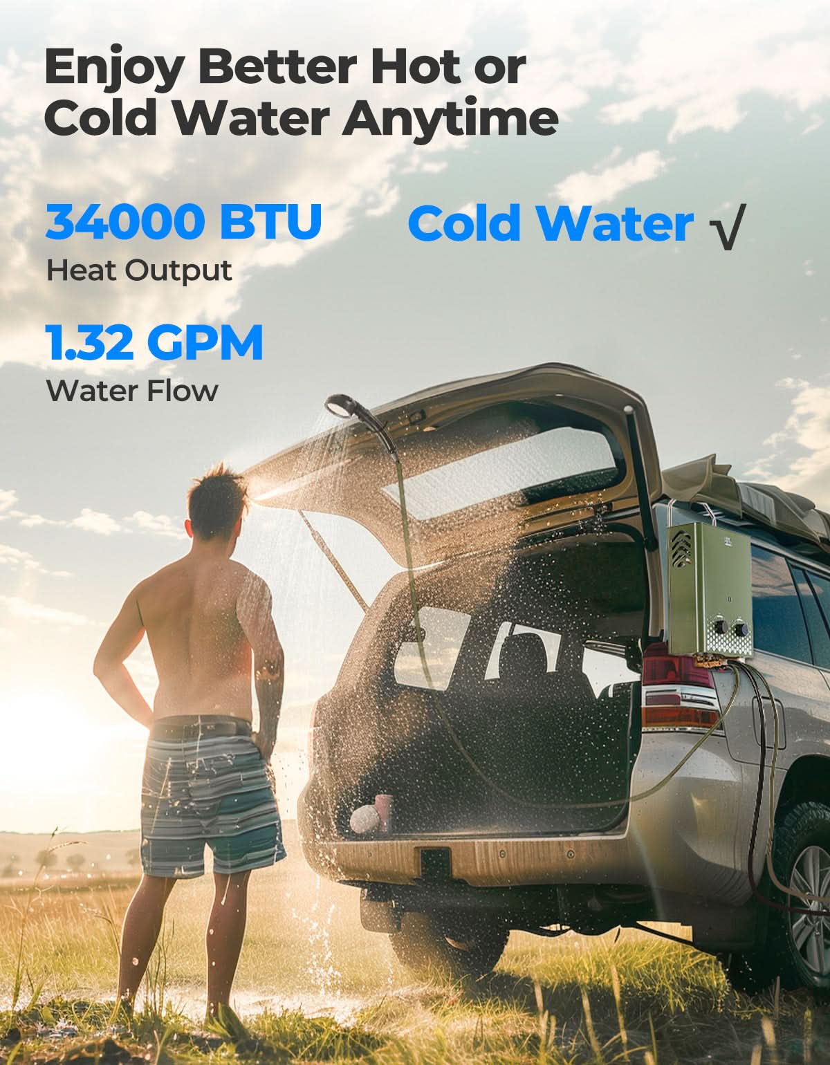 Tankless Water Heater, 1.32GPM 5L - Image 3