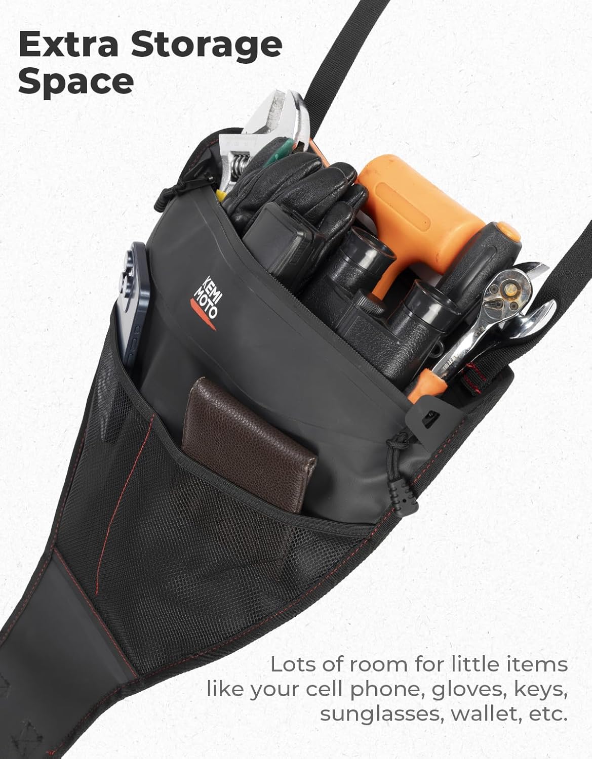 TPU Center Storage Bag for Polaris RZR XP 1000 Turbo S 900 2014-2023 - Image 3