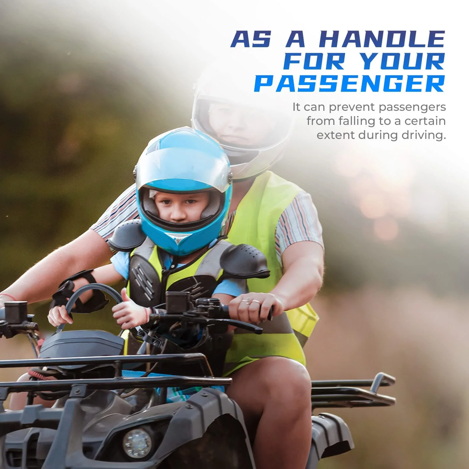 Universal 0.75-1.37 Inch ATV Handelbar Mud Grab Strap - Image 4