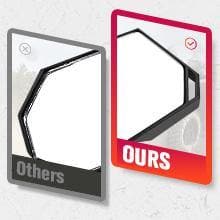 1.5-2" Rear view Mirror for Polaris RZR/Pioneer/Talon/ X3/ CFMOTO/Kawasaki - Image 8