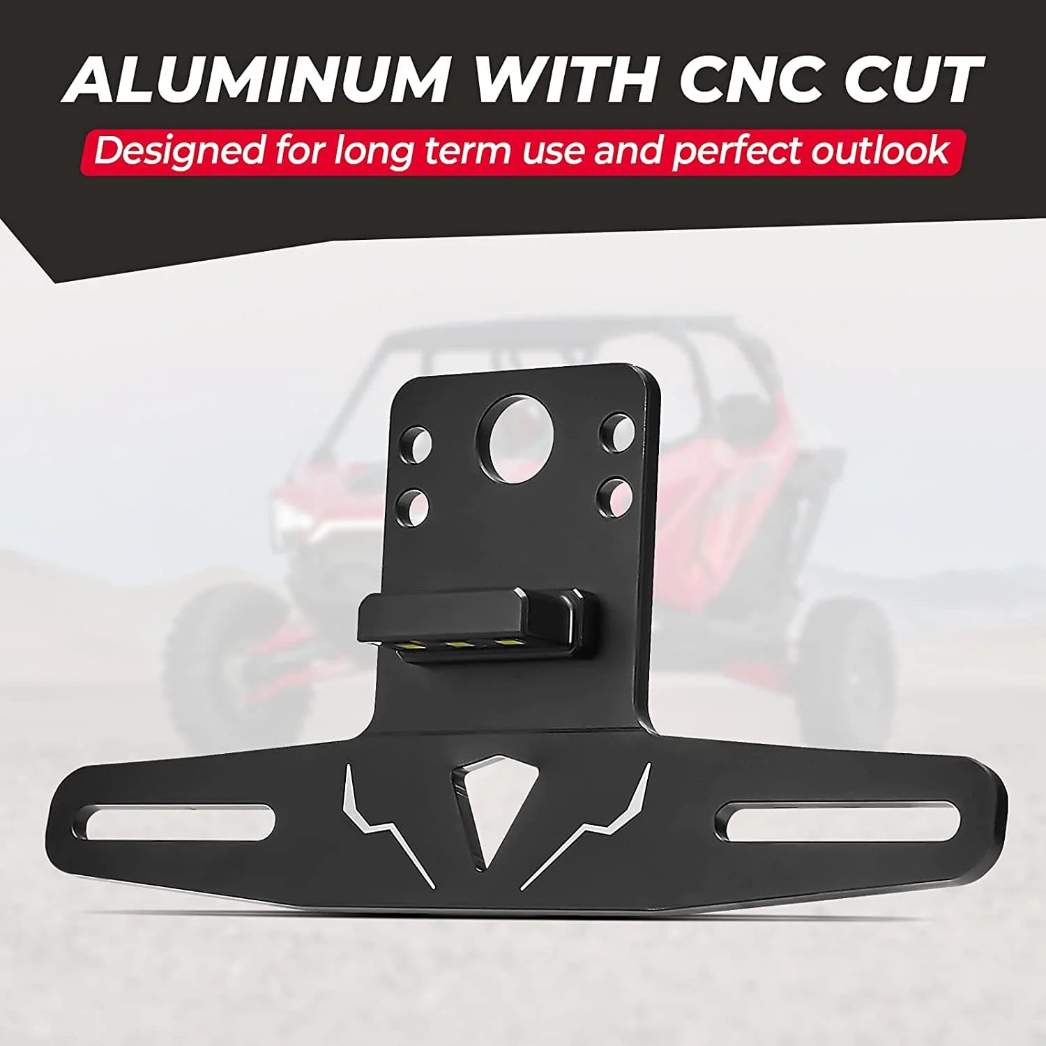 Universal 12V Lighted License Plate Holder for Can Am X3 / Polaris RZR - Image 4