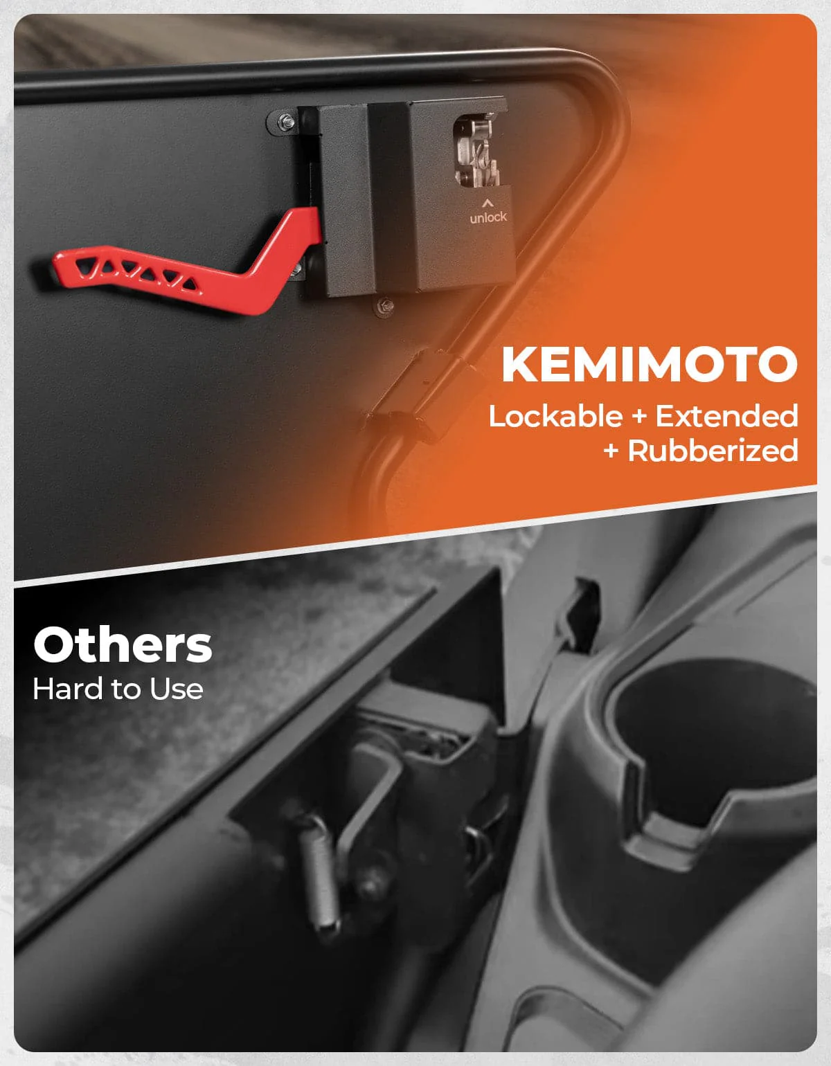 UTV Aluminum Half Doors for Can-Am Defender MAX - Image 3