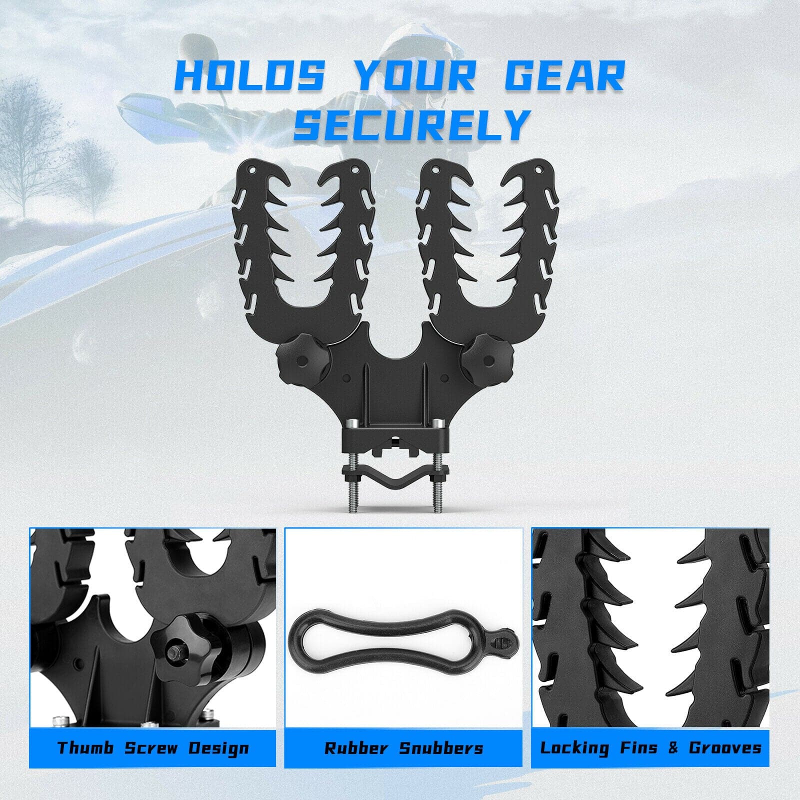 UTV ATV Double U-bracket Mount Grip - Image 5