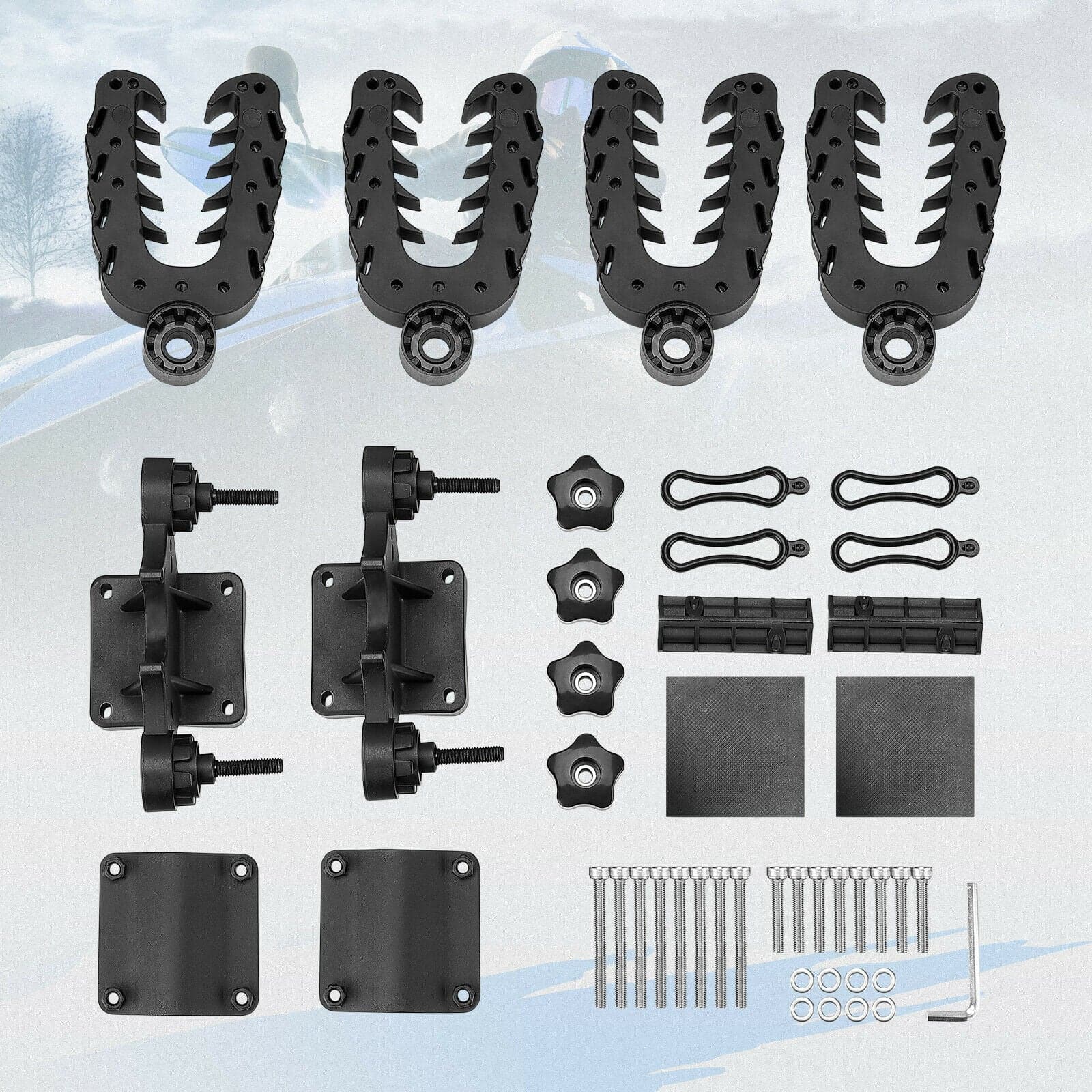 UTV ATV Double U-bracket Mount Grip - Image 7