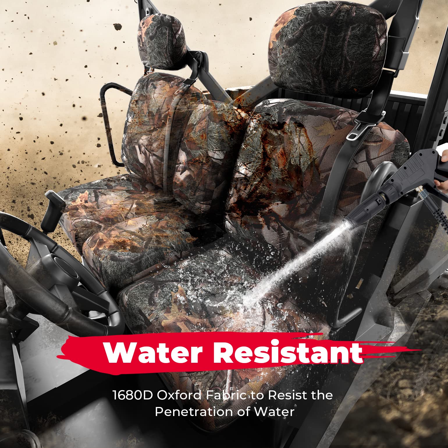 Camouflage Seat Cover for Can Am Defender HD5|7|8|9|10 - Image 3