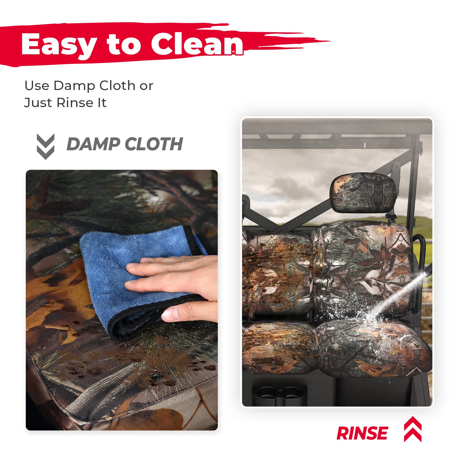 Camouflage Seat Cover for Can Am Defender HD5|7|8|9|10 - Image 5