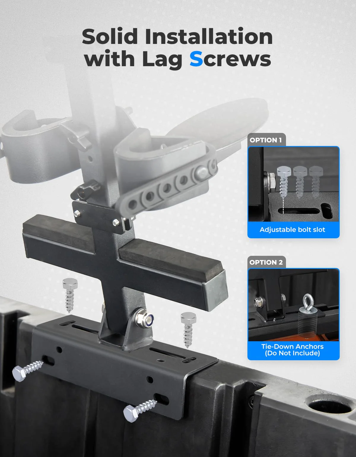 UTV Double Crossbow Rack for Polaris Ranger General Pioneer - Image 4