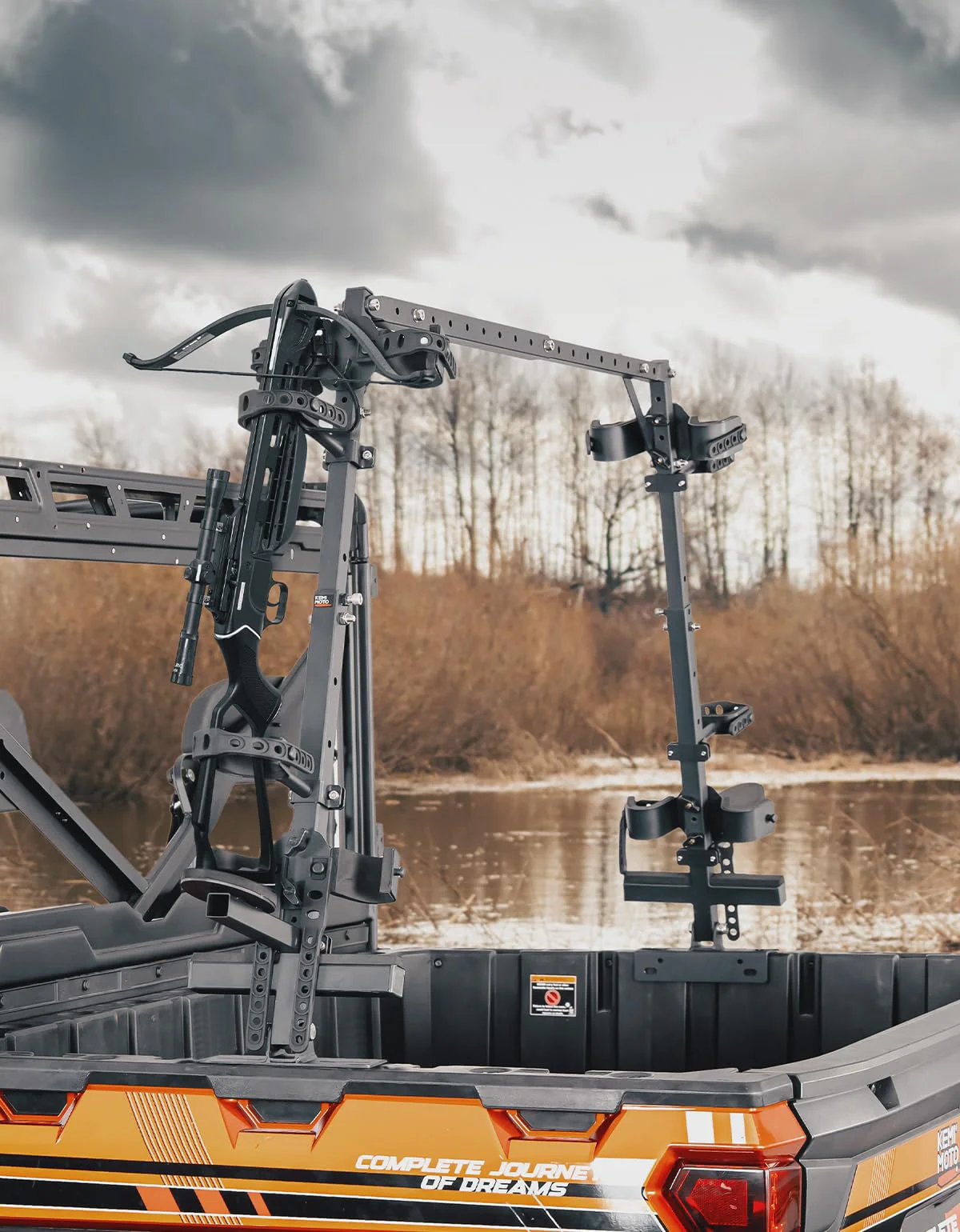 UTV Double Crossbow Rack for Polaris Ranger General Pioneer - Image 8