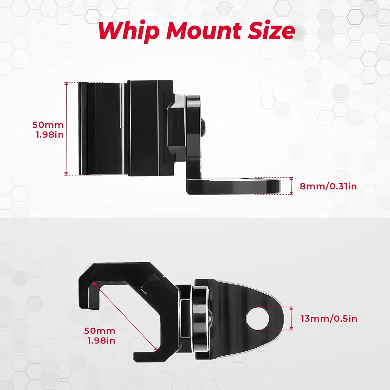 UTV Whip Light Flag Mount for Pro-fit Cage - Image 5