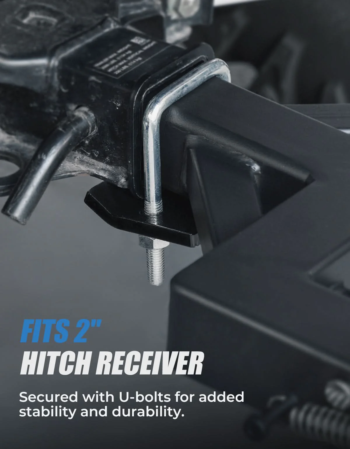 UTV Hitch Step with 2" Receiver for Polaris Ranger 1000 Defender UFORCE 1000 - Image 3