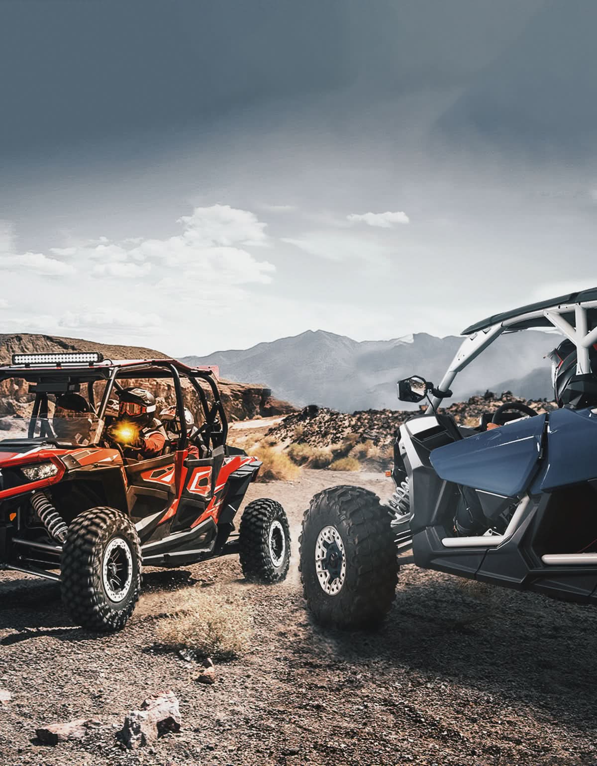 UTV LED Lighted Side Mirrors with Flowing Turn Signal for Polaris RZR/ 1.6"-2" Roll Bar - Image 8