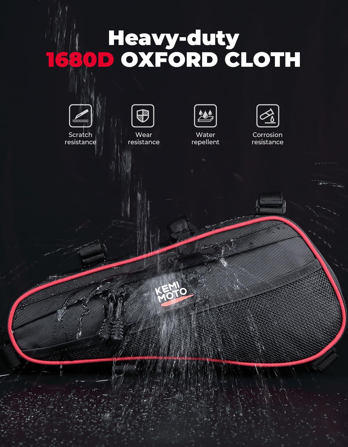 UTV Rear Door Bags for Polaris RZR XP 4 1000/Turbo 2014-2023 - Image 6