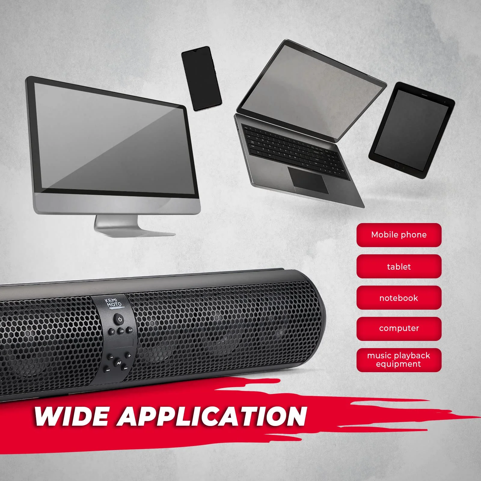 SxS UTV Sound Bar System Bluetooth Speaker 500W 28" Outdoor Marine Soundbars - Image 9